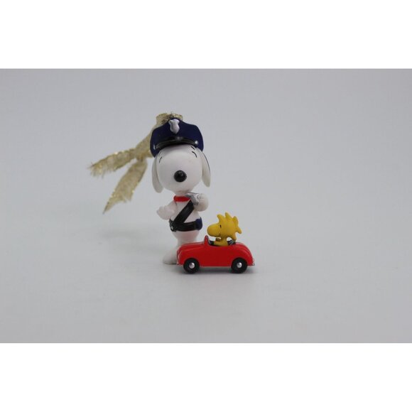 Hallmark Keepsake 2014 Snoopy & Woodstock Ornament • Traffic Patrol • Peanuts Ch - Picture 3 of 8